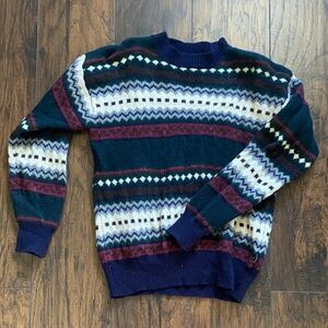Multicolor Patterned Sweater